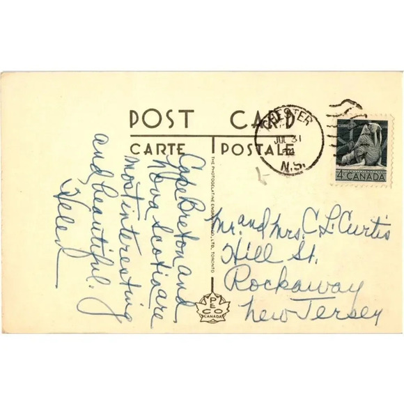 The Rig Wash, Cabot Trail, New National Park, Cape Breton Postcard - Picture 2 of 2